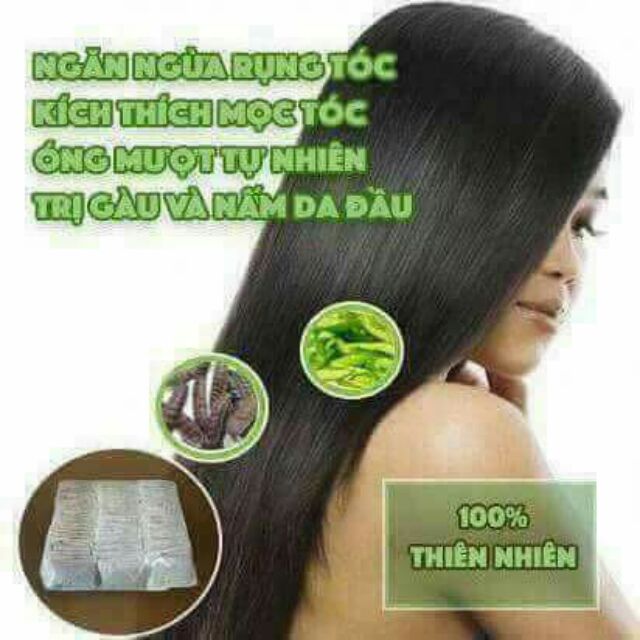 Túi lọc gội đầu thiên nhiên real beaute 100% thiên nhiên chăm sóc mái tóc của bạn