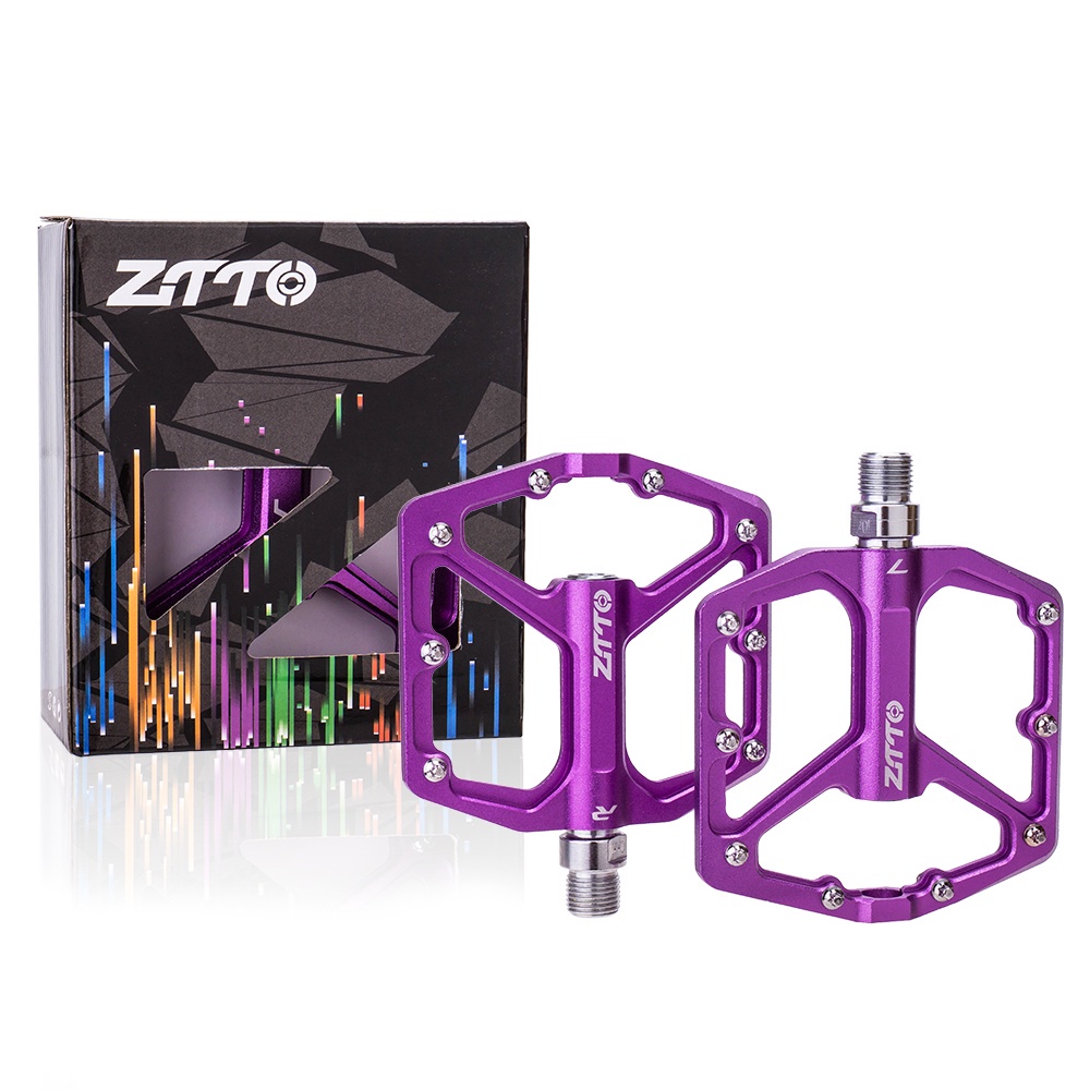 Bàn đạp bằng hợp kim nhôm siêu nhẹ ZTTO MTB JT07 CNC 9/16 cho xe đạp