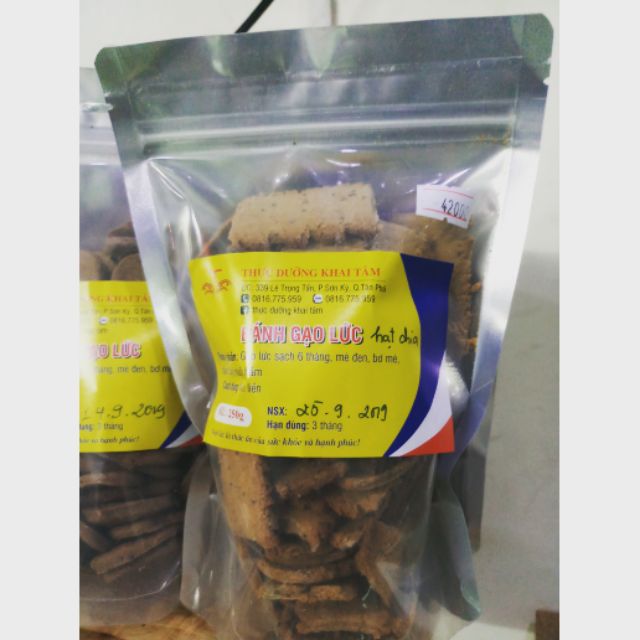 Bánh gạo lức mè đen