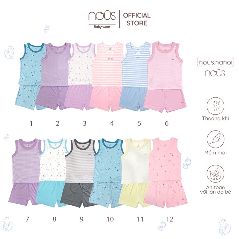 Ba lỗ Nous 6-9-12-18-24M