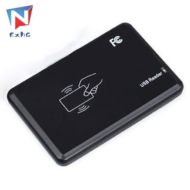 ExhG❤❤❤High quality 1 Pcs 125Khz USB RFID Smart Card Reader Portable Contactless Proximity Sensor EM4100 @VN