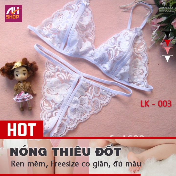 Bộ Đồ Lót LỌT KHE 2 mảnh khoét đáy SEXY - ĐỎ | BigBuy360 - bigbuy360.vn
