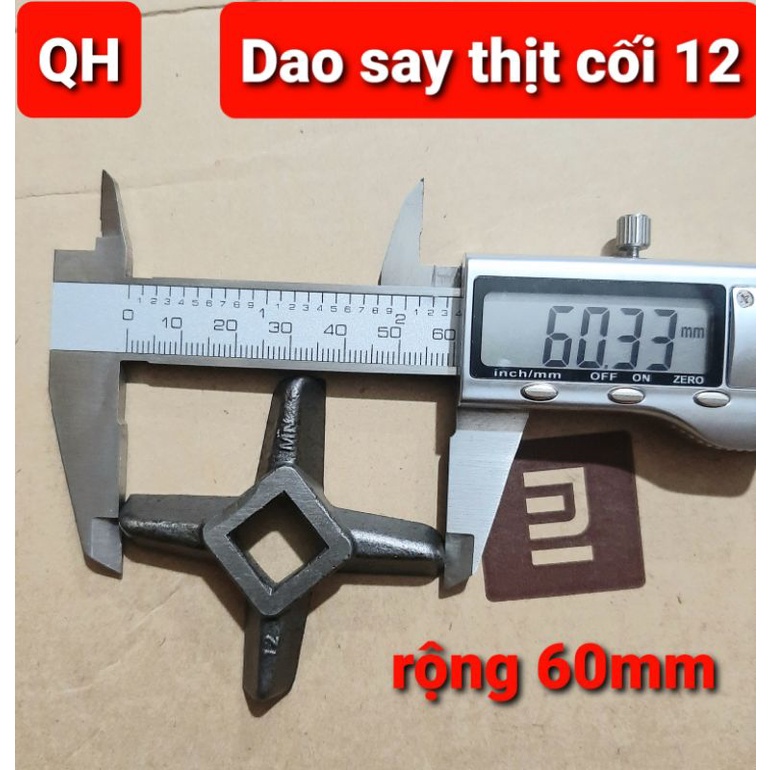 DAO MÁY XAY THỊT ĐÙN CÁM CHIM ĐẦU 12 LOẠI 1 - Dao xay thịt