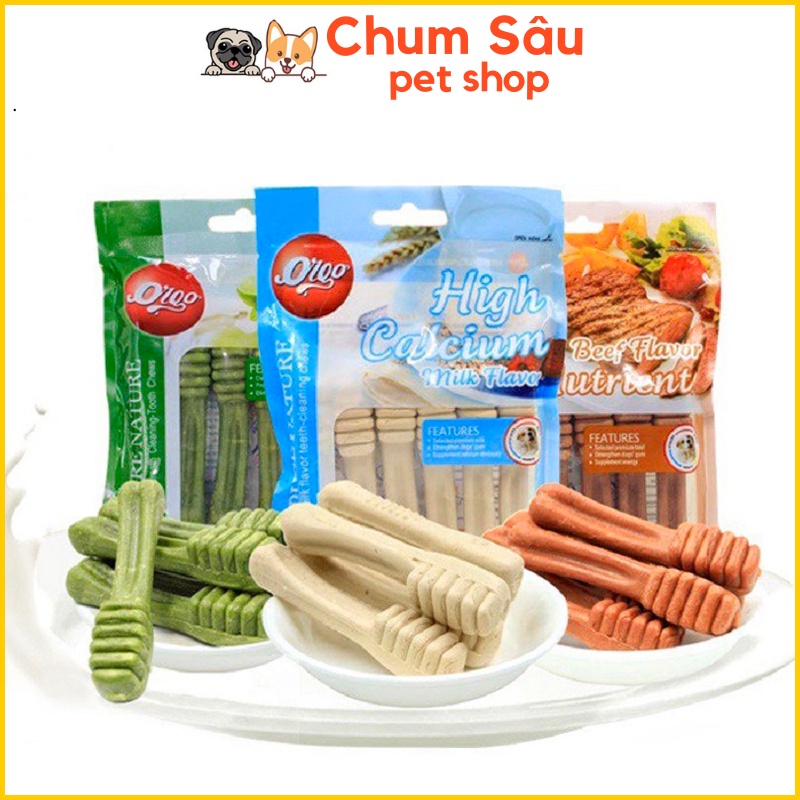 Xương Gặm Orgo Sạch Răng, Thơm Miệng, Bổ Sung Canxi Cho Chó