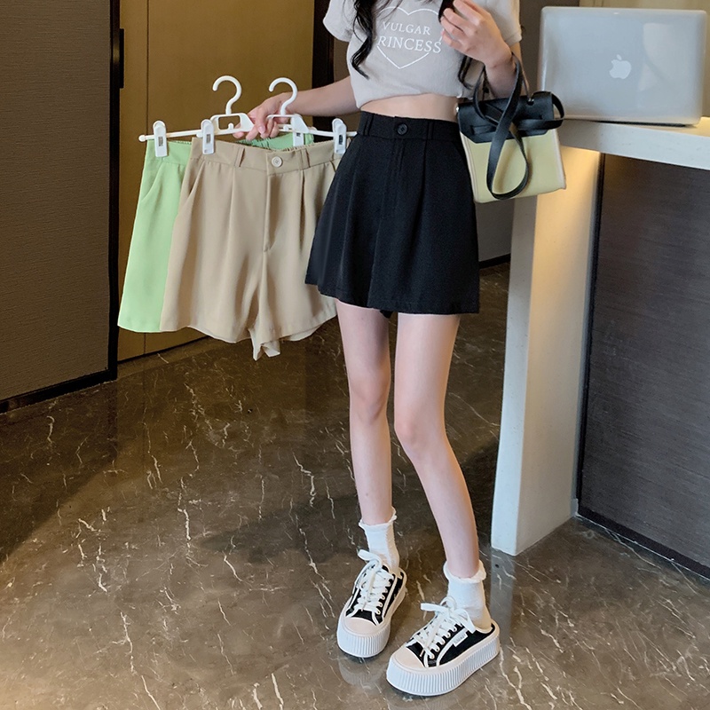 Quần Short Lưng Cao Co Giãn Thiết Kế Mới Thời Trang Mùa Hè Dành Cho Nữ