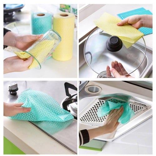 Cuộn Giấy Lau Đa Năng In Hình Họa Tiết