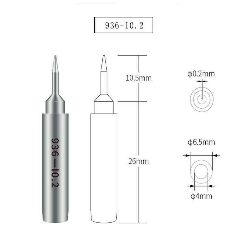 Đầu Hàn Sắt Không Chì 936 Loại 0.2 / 0.3MM