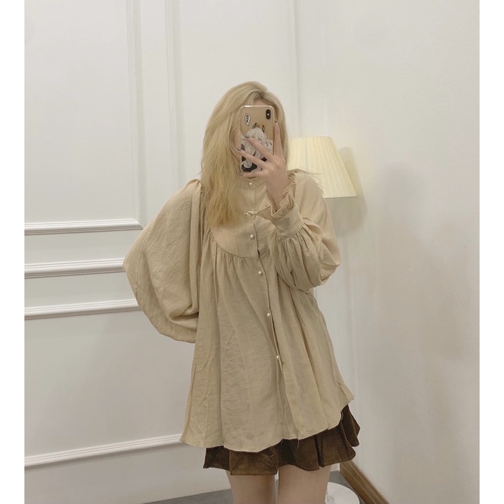 Áo baby doll tiểu thư