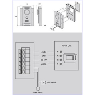 Chuông cửa Commax DRC-4CH