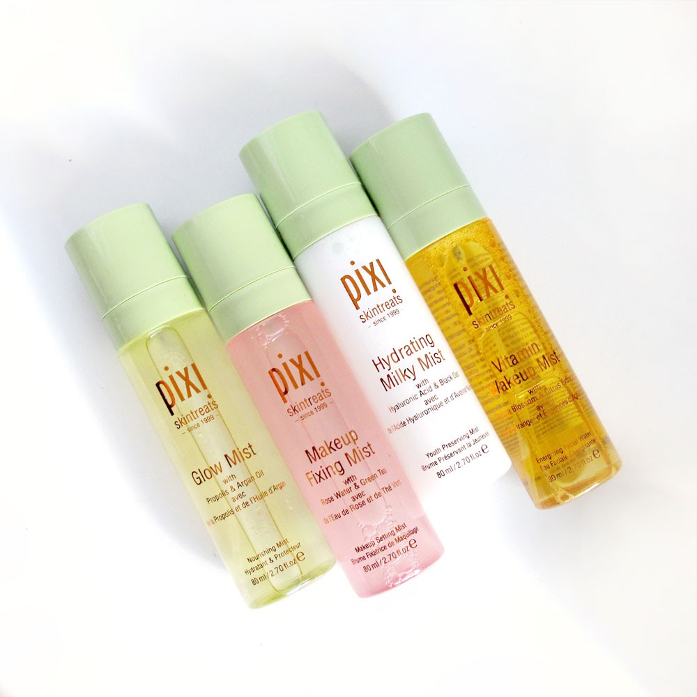 Pixi - Xịt Dưỡng Ẩm Pixi Rose Glow - Glow Mist With Propolis &amp; Argan Oil - Vitamin Wakeup Mist (80ml)