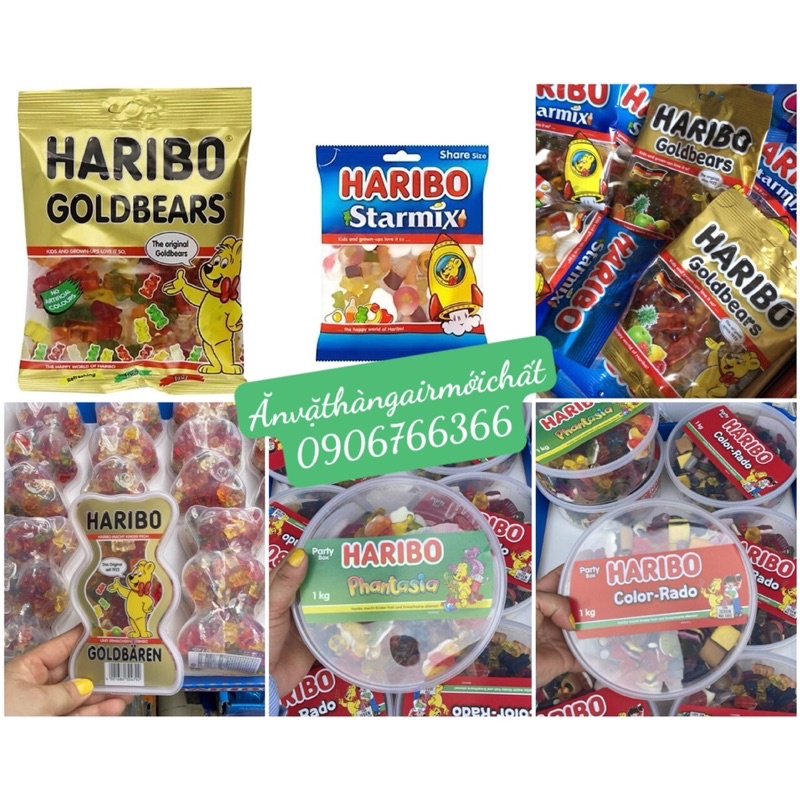Kẹo Dẻo Haribo Trái Cây Đức Đủ Loại