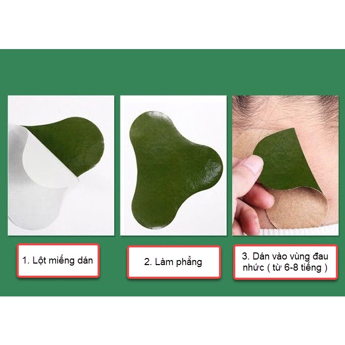 Hộp 12 Miếng Dán Vai Gáy Thảo Dược Ngải Cứu