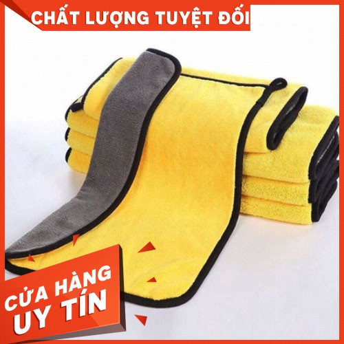 Khăn lau ô tô xe hơi 2 lớp cao cấp siêu sạch siêu thấm hút