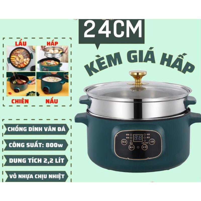 Nồi Nấu Mì,Nồi Lẩu Mini Tiện Lợi Đa Năng 18cm,24cm,26cm, 28cm