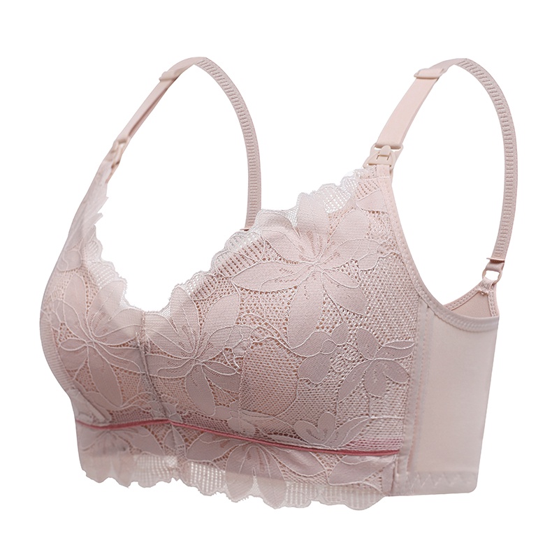 [Hot!]Áo Ngực Không Gọng Cup C Thiết Kế Thoải Mái Cho Phụ Nữ Cho Con Bú