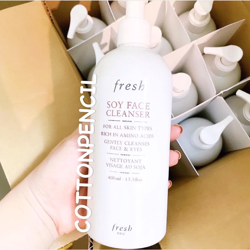 Sữa rửa mặt FRESH SOY FACE CLEANSER 400ml 💦