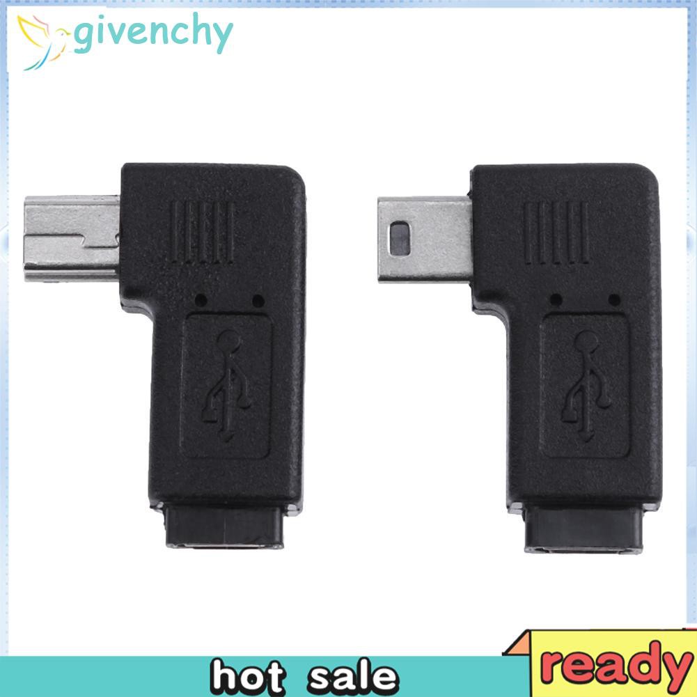 Set 2 Đầu Chuyển Đổi Cổng Micro Usb 90 Độ Tiện Dụng