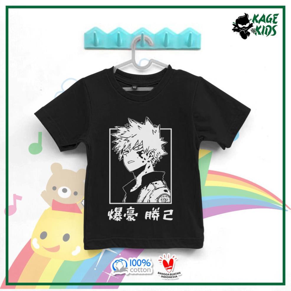 Mẫu áo phông in hình Boku No Hero Academia Bakugo Combed 30s / 's Cool Anime Funny độc đẹp giá rẻ