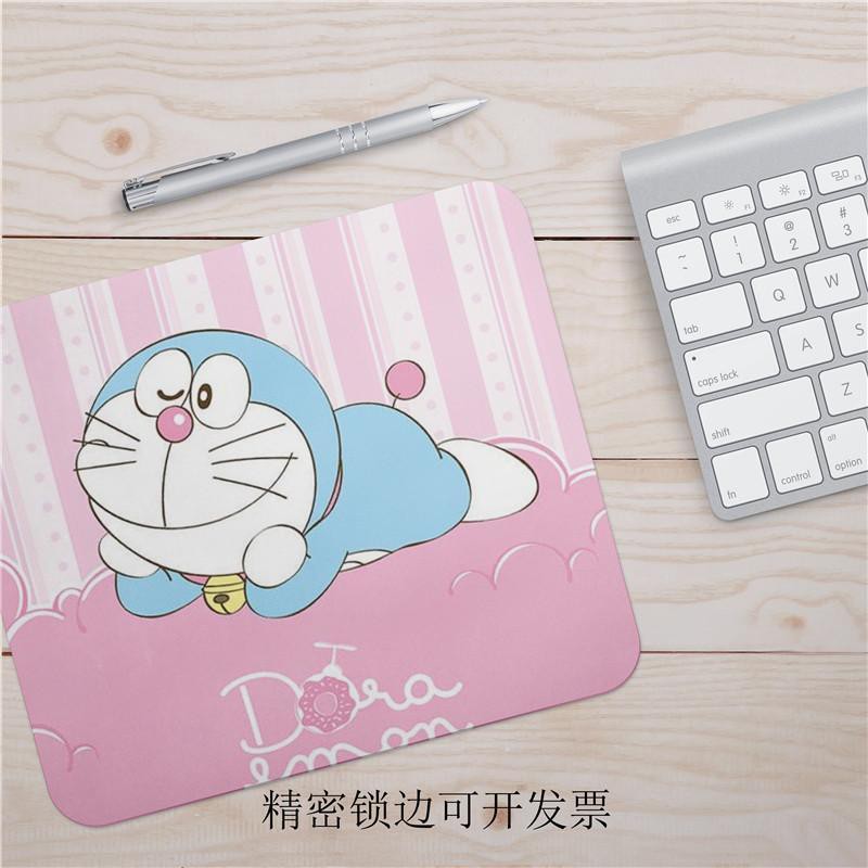 Thảm Lót Chuột Chơi Game Họa Tiết Mèo Máy Doraemon Dễ Thương Cho Nữ