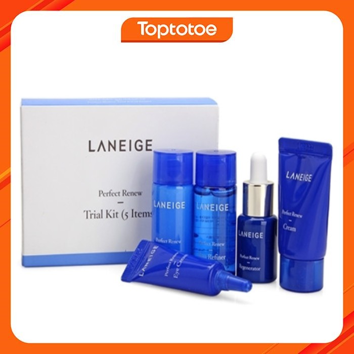 Bộ Kit Dưỡng Da Laneige Perfect Renew Trial Kit (5 Items)