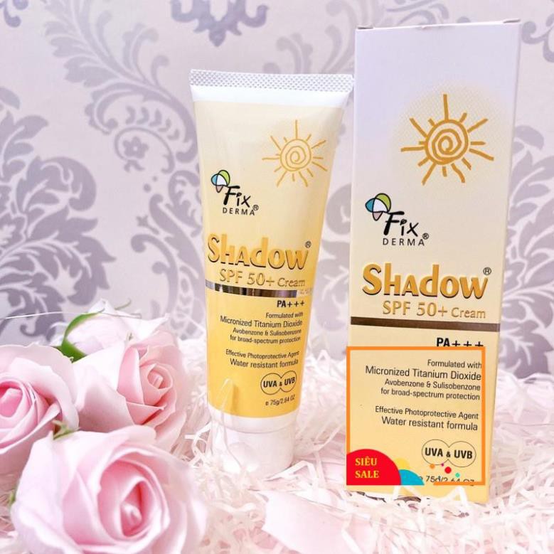 Kem Chống Nắng Toàn Thân Fixderma Shadow SPF 50+ (75g)