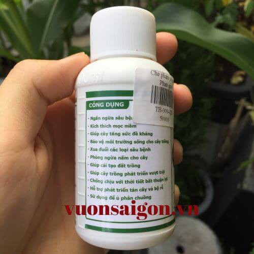 Chế phẩm vi sinh P – Gro (chai 100ml) ngăn ngừa sâu bệnh tăng sức đề kháng (Vườn Sài Gòn - Vuon Sai Gon)