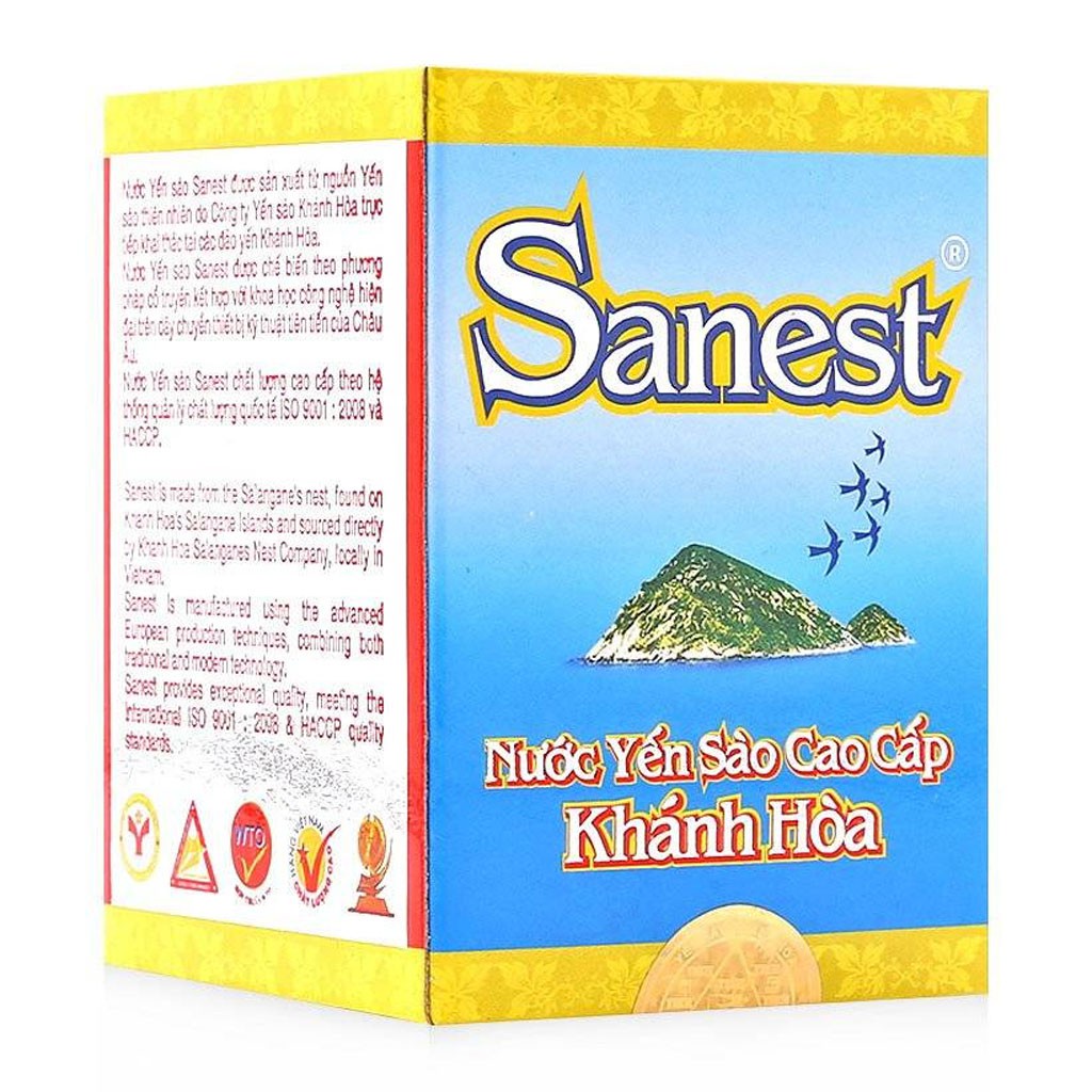 Nước Yến Sào ❤ FREESHIP ❤ Nước Yến Sào Khánh Hòa - Cao Cấp Sanest Có Đường Lọ 70ml , yến sào