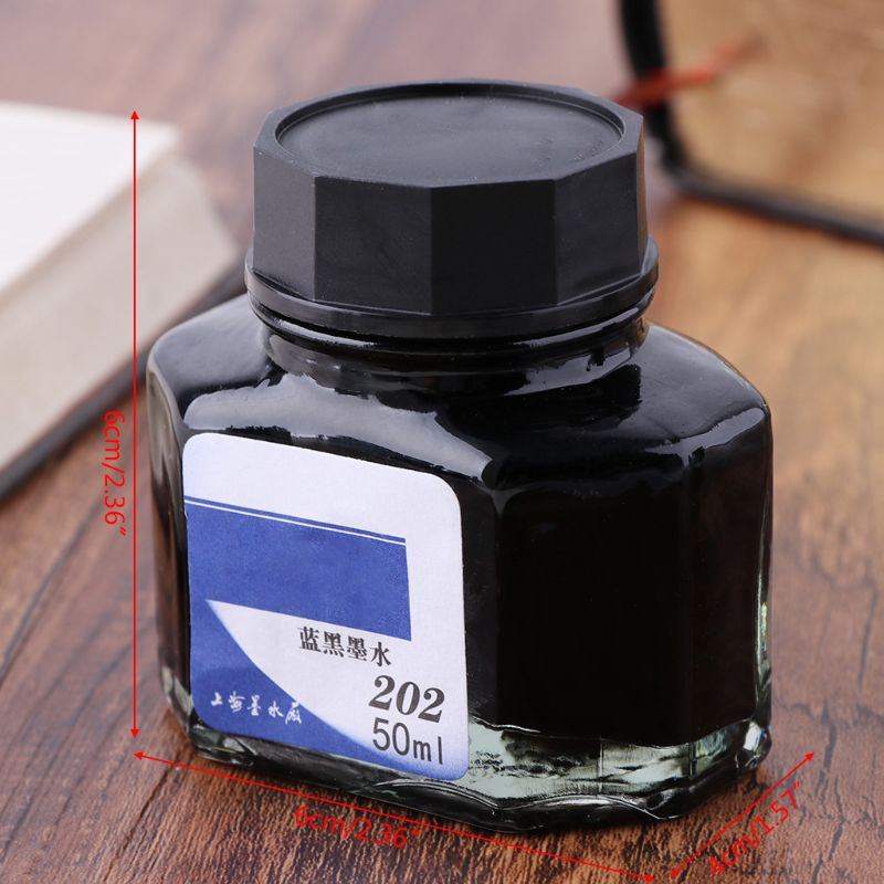 Bút Mực Nước Dạng Chai Thủy Tinh Mượt Mà 50ml