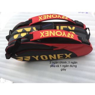 Bao vợt cầu lông 3 ngăn chính bán chạy