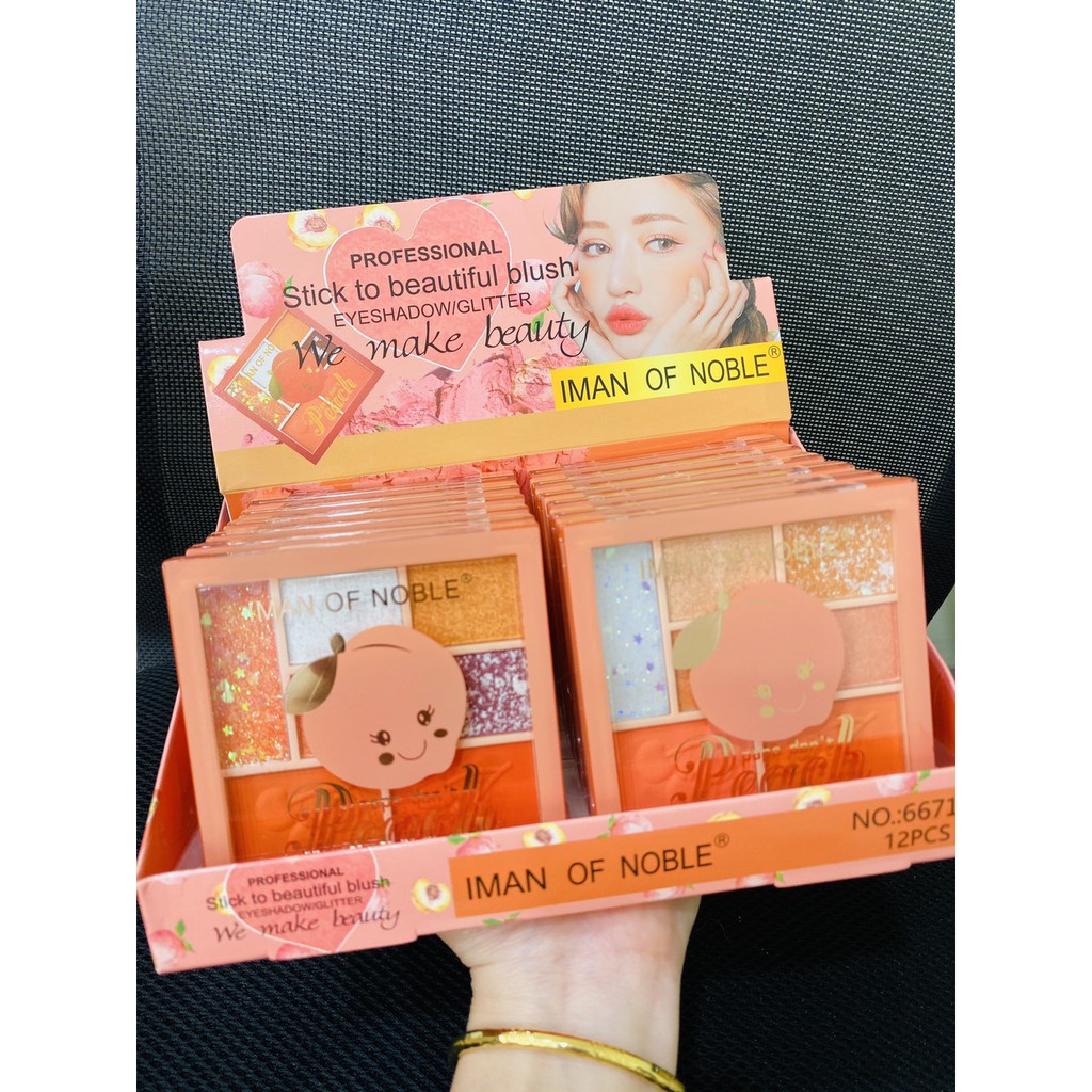 Phấn mắt má 7 ô nhũ Make Beauty F422 | BigBuy360 - bigbuy360.vn