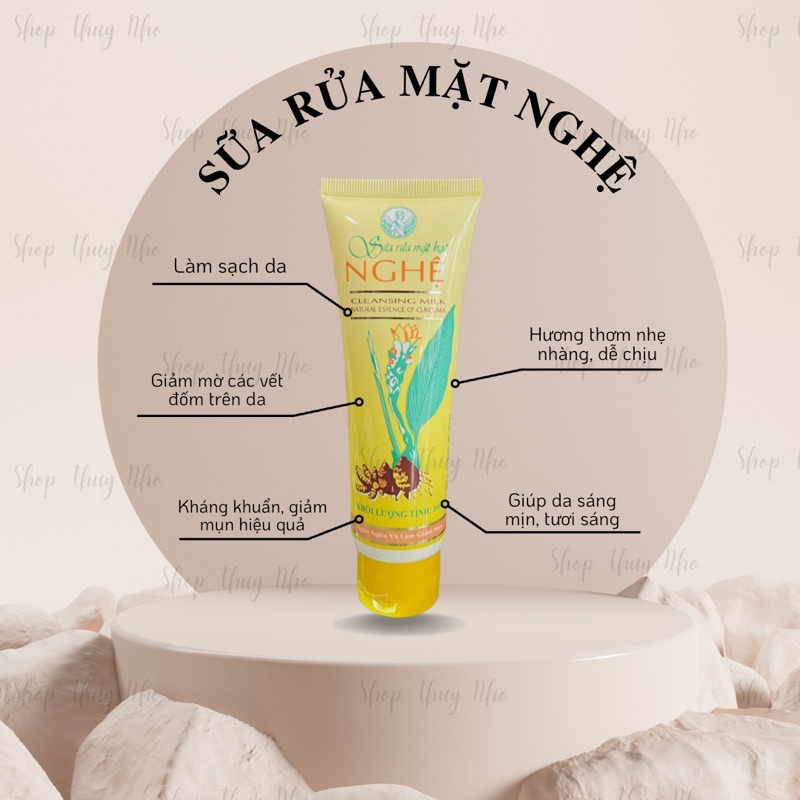 Sữa rửa mặt nghệ Thorakao giảm thâm, ngừa mụn hiện quả - 100gram