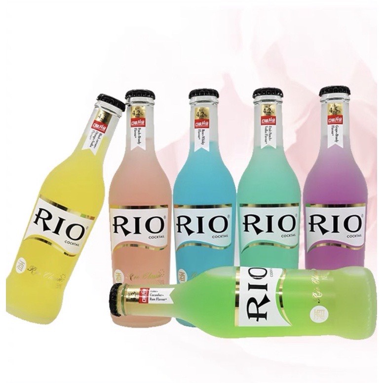 Chai rio hoa quả lên men cao cấp chai 275ml nhiều vị