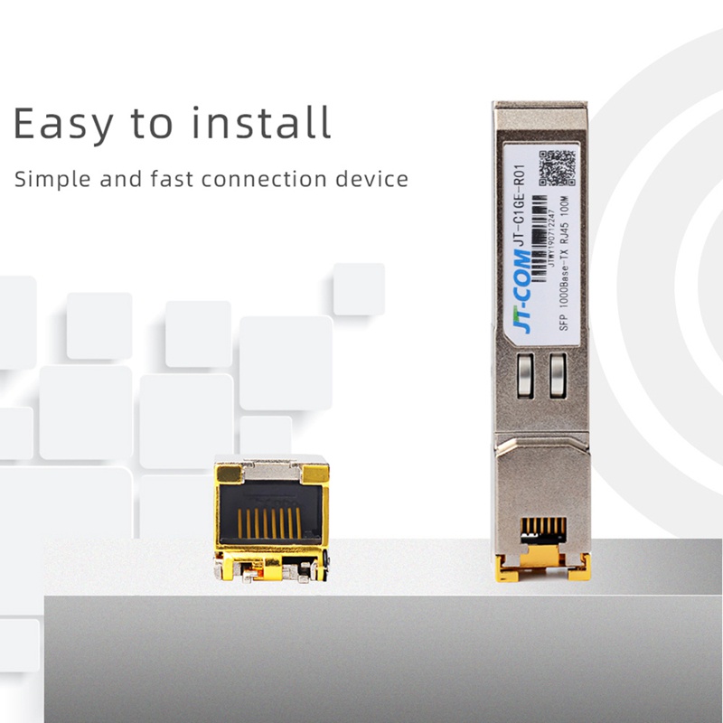 Thiết Bị Chuyển Đổi Mạng JT-COM Gigabit RJ45 SFP ule 1000Mbps Ssp RJ45 SFP Tương Thích Với Mikrotik Gigabit Ethernet