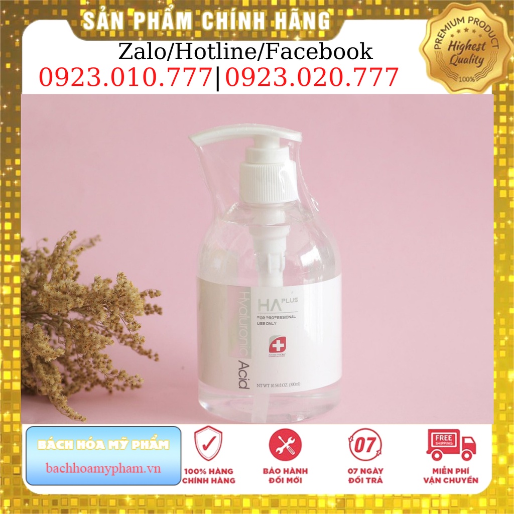 HA Plus 100ml - 300ml (Serum cấp ẩm)_Cam kết chính hãng_Hyaluronic Acid