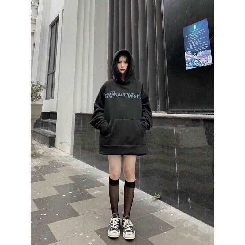 Áo Khoác Nỉ Hoodie Tay Phồng FireMonth Chất PE Cách Nhiệt Mềm MỊn Thoáng Mát Nhiều Mầu