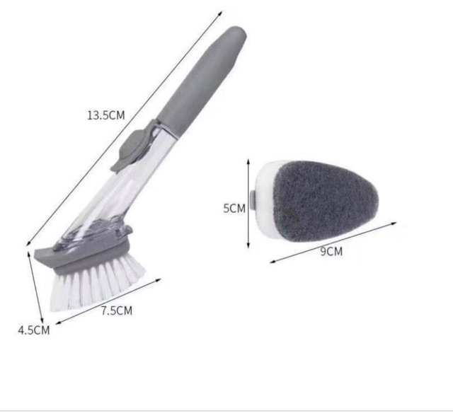 Chổi Cọ Rửa Đa Năng Kèm Bình Xịt Tiện Lợi