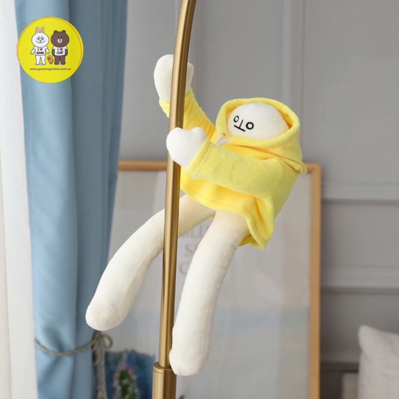 Người Chuối Nhồi Bông Trầm Cảm Lelush - Banana Man kích thước 35cm Xưởng Gấu Bông Việt Nam