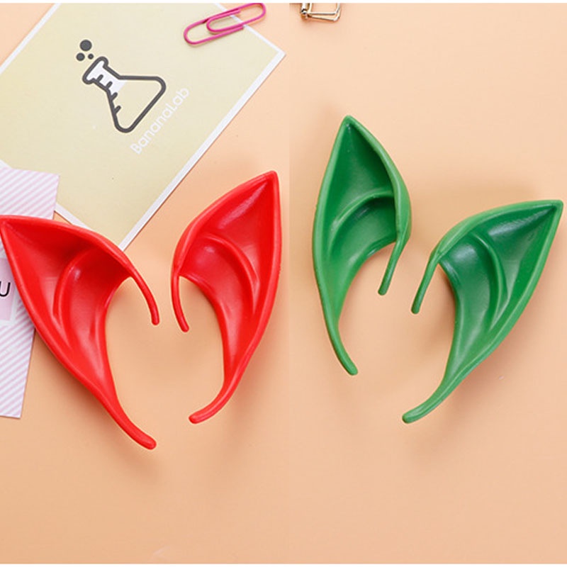 Tai Yêu Tinh Elven Bằng Latex Hóa Trang Halloween Cho Người Lớn Và Trẻ Em