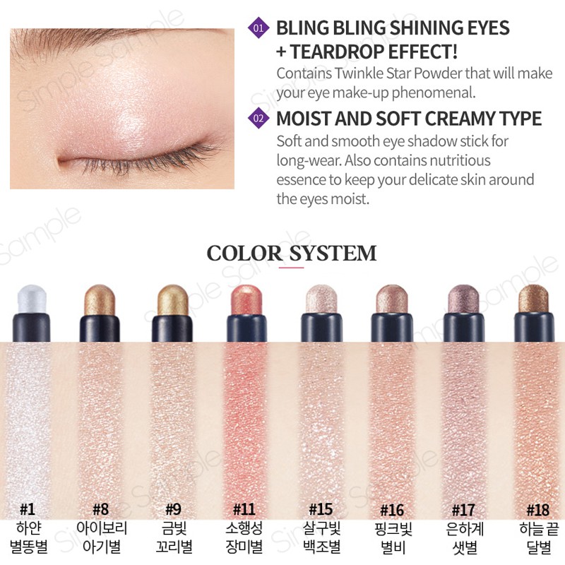New renewal Bling Bling eye stick