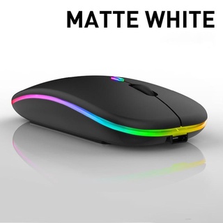 Chuột không dây kết nối Bluetooth chế độ sạc kép không gây tiếng ồn tiện dụng cho máy tính/ máy tính xách tay văn phòng