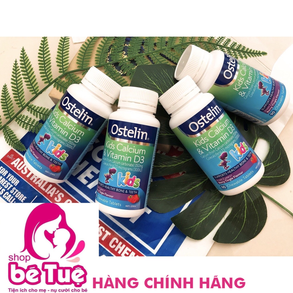 OSTELIN KID CALCIUM &amp; VITAMIN D3 - CANXI KHỦNG LONG DATE MỚI
