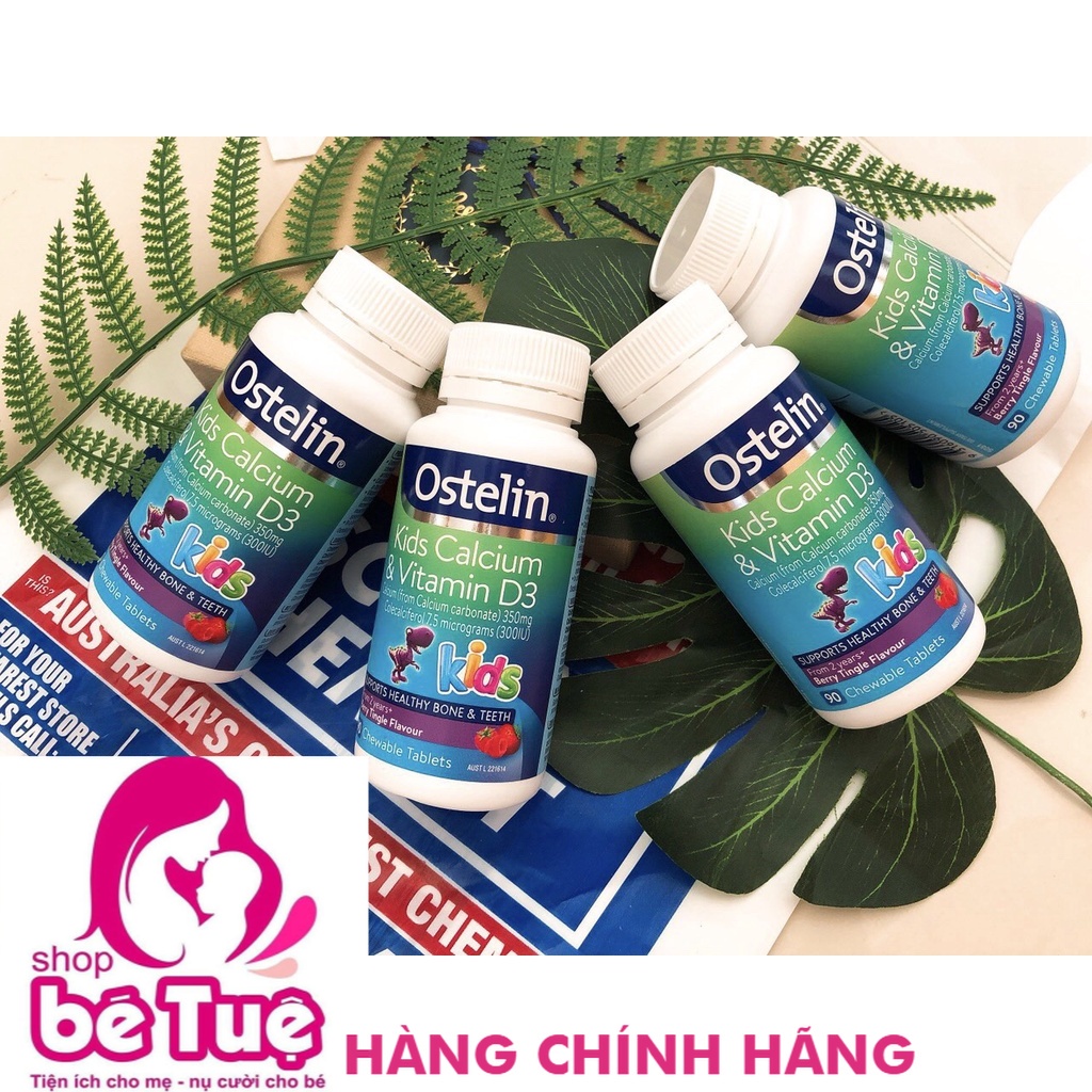 OSTELIN KID CALCIUM & VITAMIN D3 - CANXI KHỦNG LONG DATE MỚI