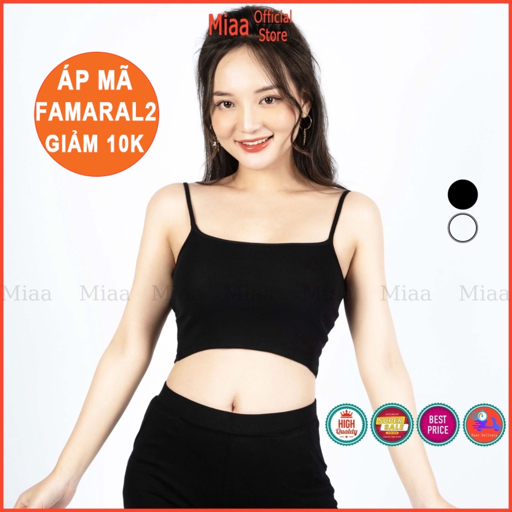 Áo hai dây croptop nữ dáng ôm siêu xịn xò, áo 2 dây nữ croptop đẹp vải cotton co dãn | WebRaoVat - webraovat.net.vn