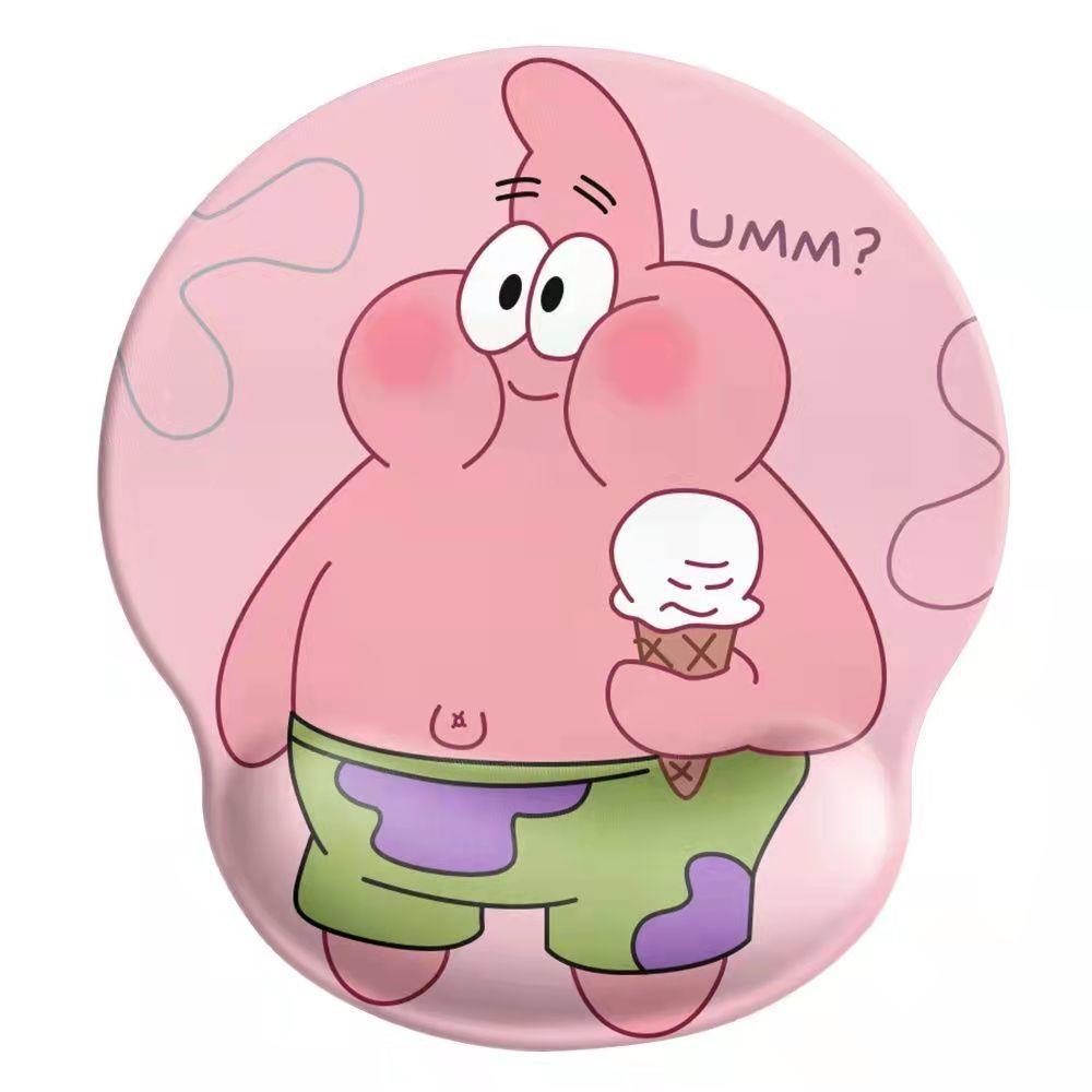 Tấm Lót Chuột / Kê Cổ Tay Hình Gấu / Ngôi Sao / Dâu Tây Dễ Thương Tiện Dụng Cho Văn Phòng