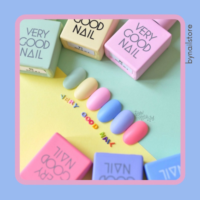 [Very good nail] Sơn gel cao cấp Hàn Quốc tone màu pastel (1pcs)