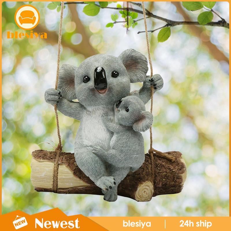 [Blesiya] Tượng Gấu Koala Trang Trí Sân Vườn