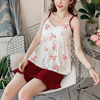 Đồ bộ nữ áo hai dây dễ thương | Đồ ngủ Orla