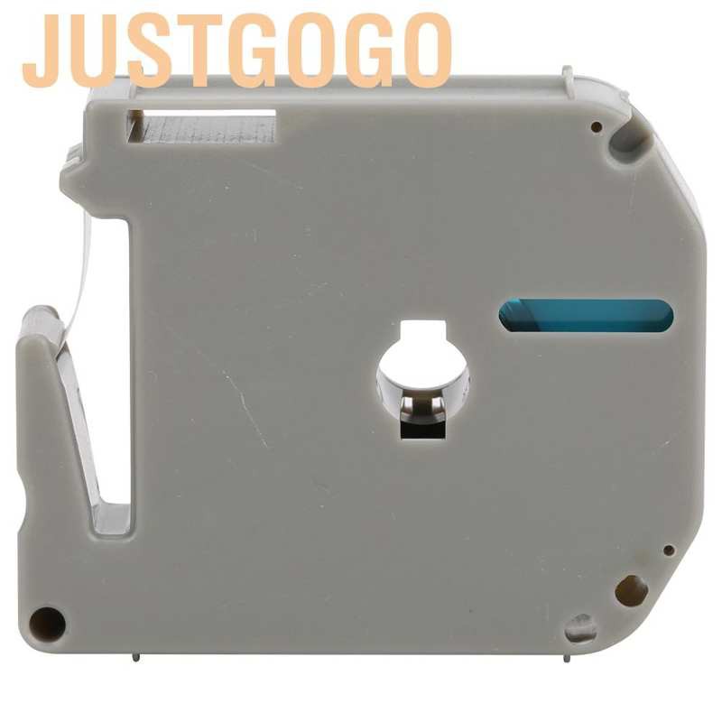 Justgogo 1 Pcs Durable Compatible Label Maker Tape M-K221 9mm for Brother PT-65/70/80