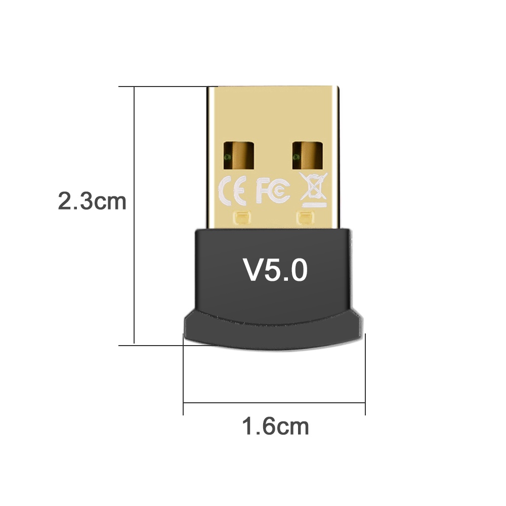 Usb thu phát kết nối Bluetooth 5.0 không dây nhỏ gọn cho máy tính