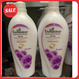 Dầu gội nước hoa Enchanteur Sensation dưỡng tóc siêu mượt 650gr ( mầu tím )